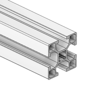 10-3030-0-1000MM MODULAR SOLUTIONS EXTRUDED PROFILE<BR>30MM X 30MM, 6063 T6, CUT TO THE LENGTH OF 1000 MM